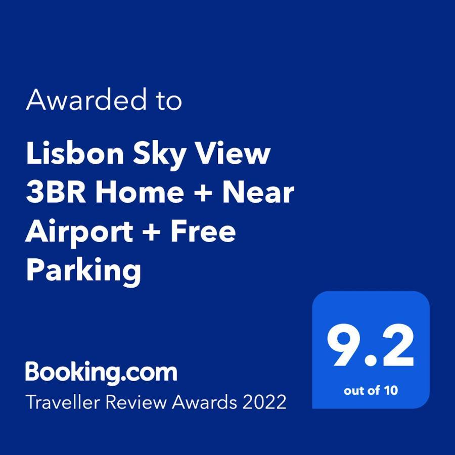 Lisbon Sky View 3Br Home + Near Airport + Free Parking Buitenkant foto